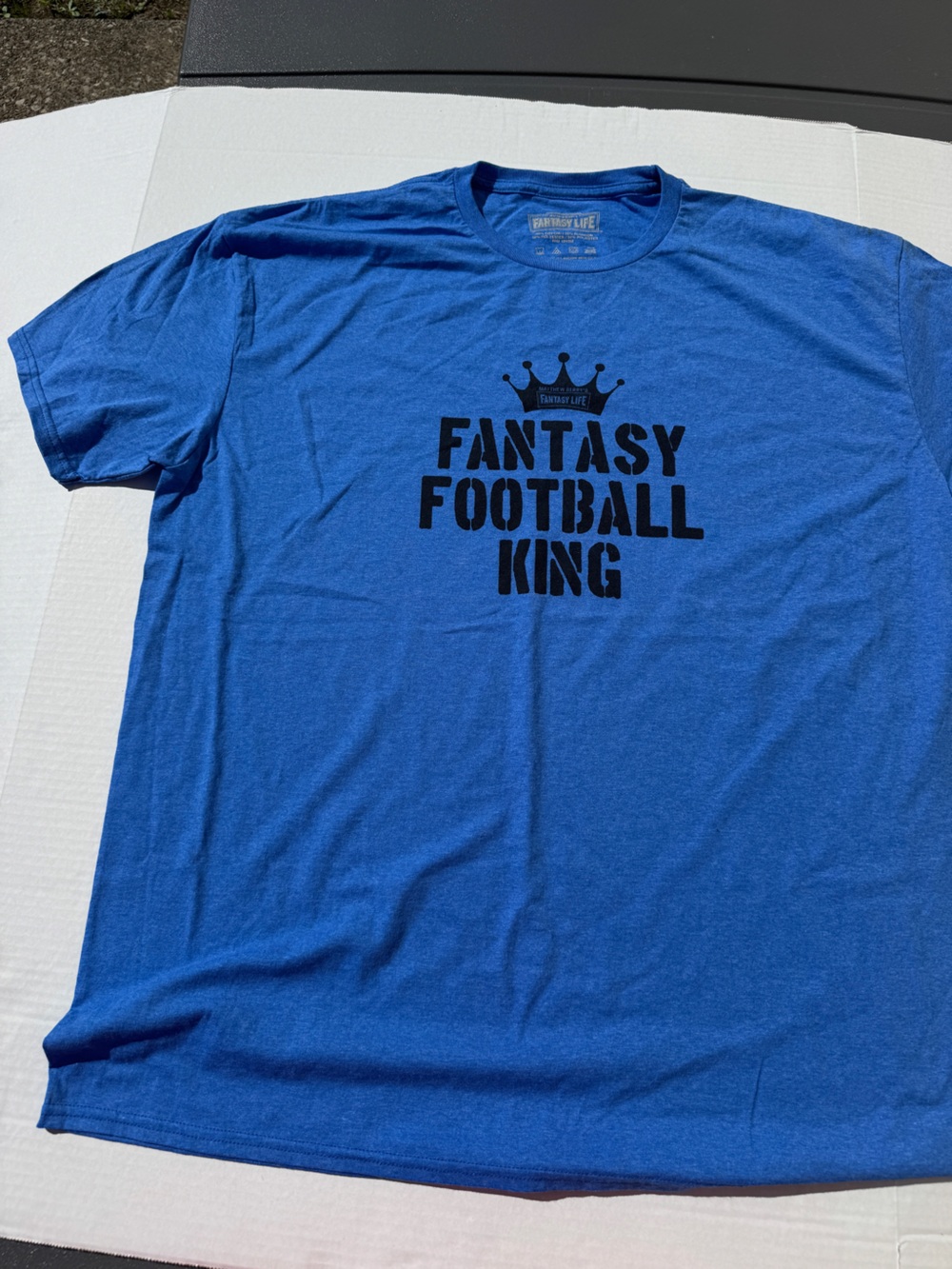 Fantasy Football King. 2xl. New blue